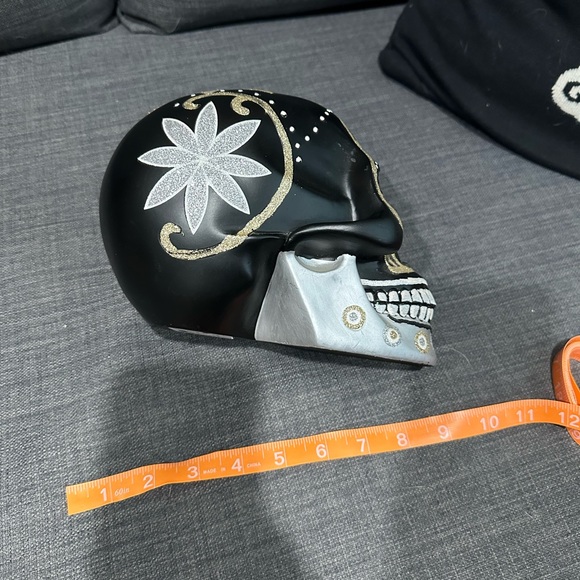 Black glittered skull - Picture 3 of 4